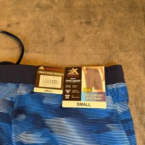 ZeroXposur Blue and Black Men's Swim Board Shorts